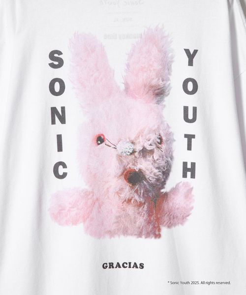 SONIC YOUTH × monkey time＞プリント ロングスリーブ Tシャツ