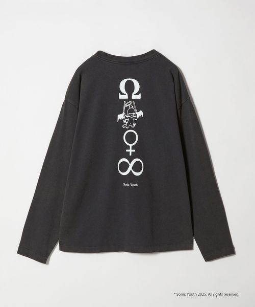 SONIC YOUTH × monkey time＞プリント ロングスリーブ Tシャツ