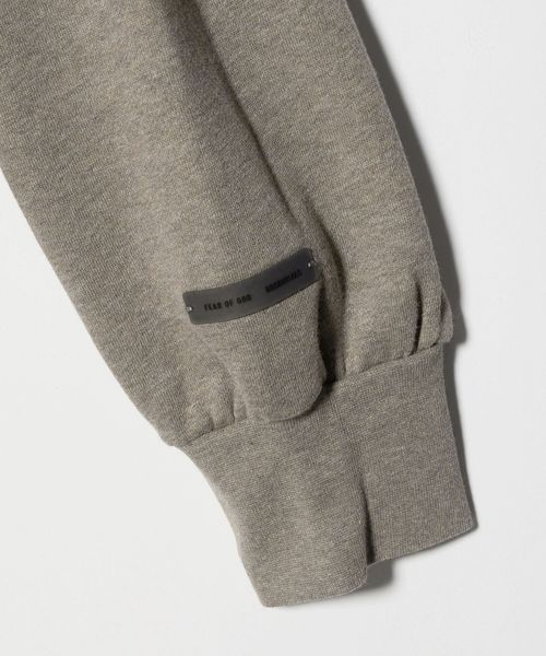 ゆったりとしたシルエット★ Fear of God フリース クルーネック FLEECE CREWNECK | ESSENTIALS FEAR OF GOD(エッセンシャルズ