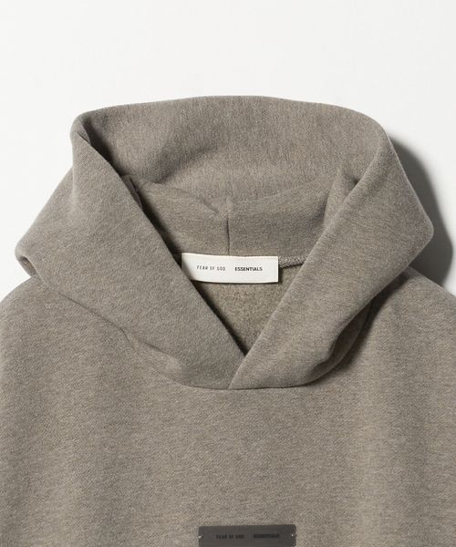 【関税込み】Fear of God グレー ポーラーフリース フーディ FEAR OF GOD ESSENTIALS＞フリース フーディー