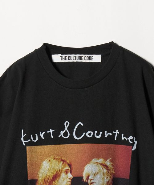 大人気！monkey time別注 カート コバーン 半袖Tシャツ白L THE CULTURE CODE × KENJI KUBO × monkey time＞カート コバーン