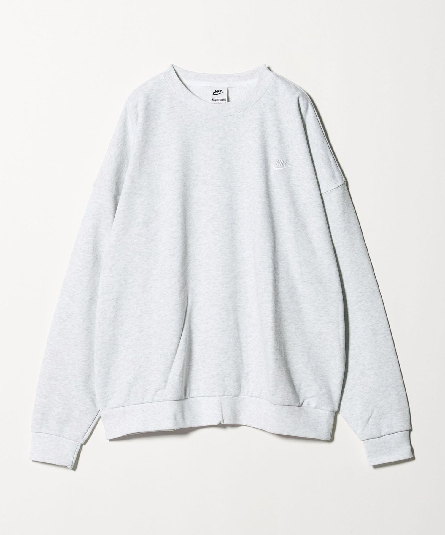 NIKE＞クラブ オーバーサイズ フレンチテリー クルー スウェット