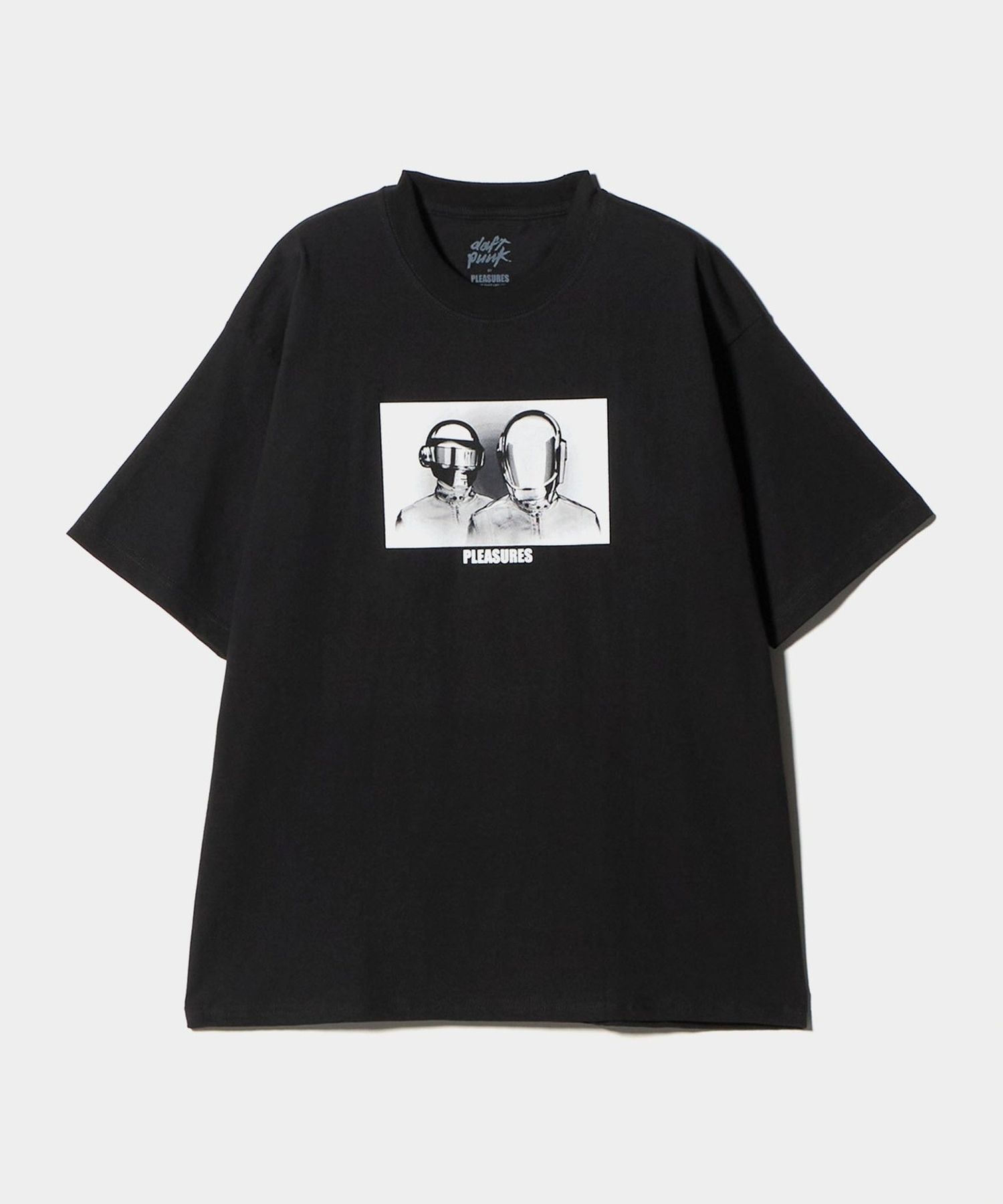 ALLAROUND NO PLEASURES ブラック Tシャツ PLEASURES × Daft Punk＞INVERTED Tシャツ