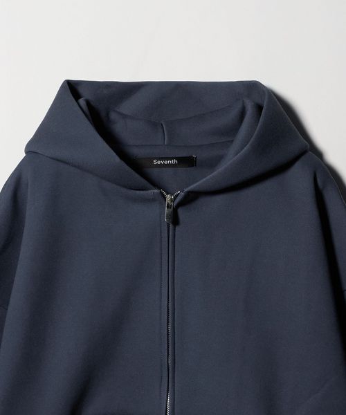 SEVENTH ブラック V2 ジップフーディ V2