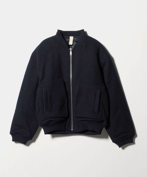 SUNFLOWER/＜SUNFLOWER＞ウール ボンバー ジャケット/中綿 / キルティングジャケット