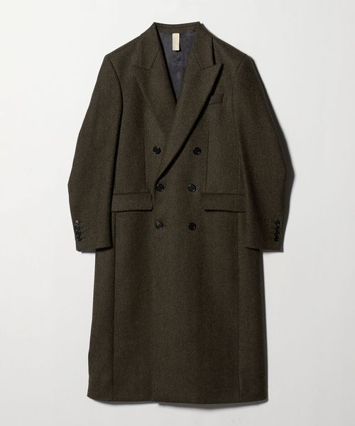 monkey time/＜SUNFLOWER＞ヘリンボーン ダブル コート/その他コート / ブルゾン