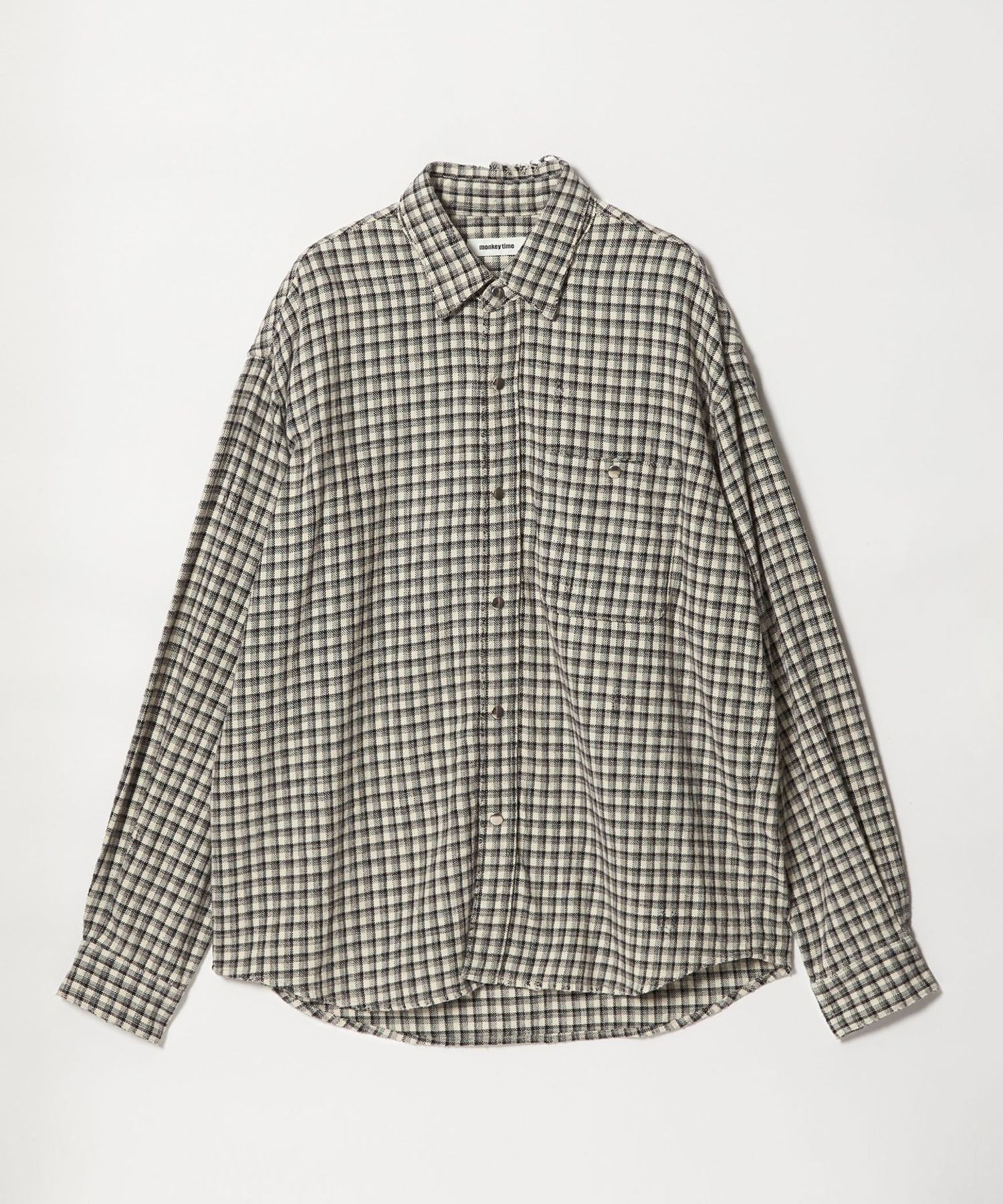 ユナイテッドアローズ♡ネルシャツ ディストレスト ネル チェック シャツ