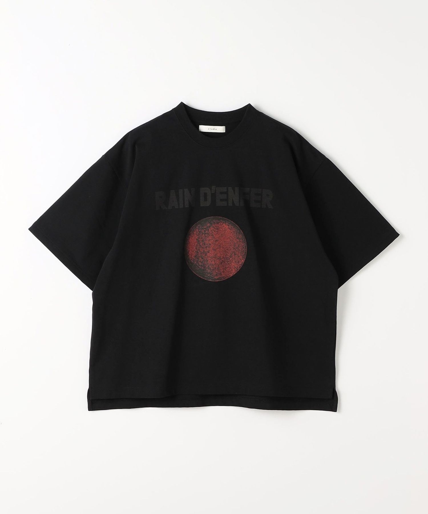 JieDa＞ プラネット ビッグ プリント Tシャツ
