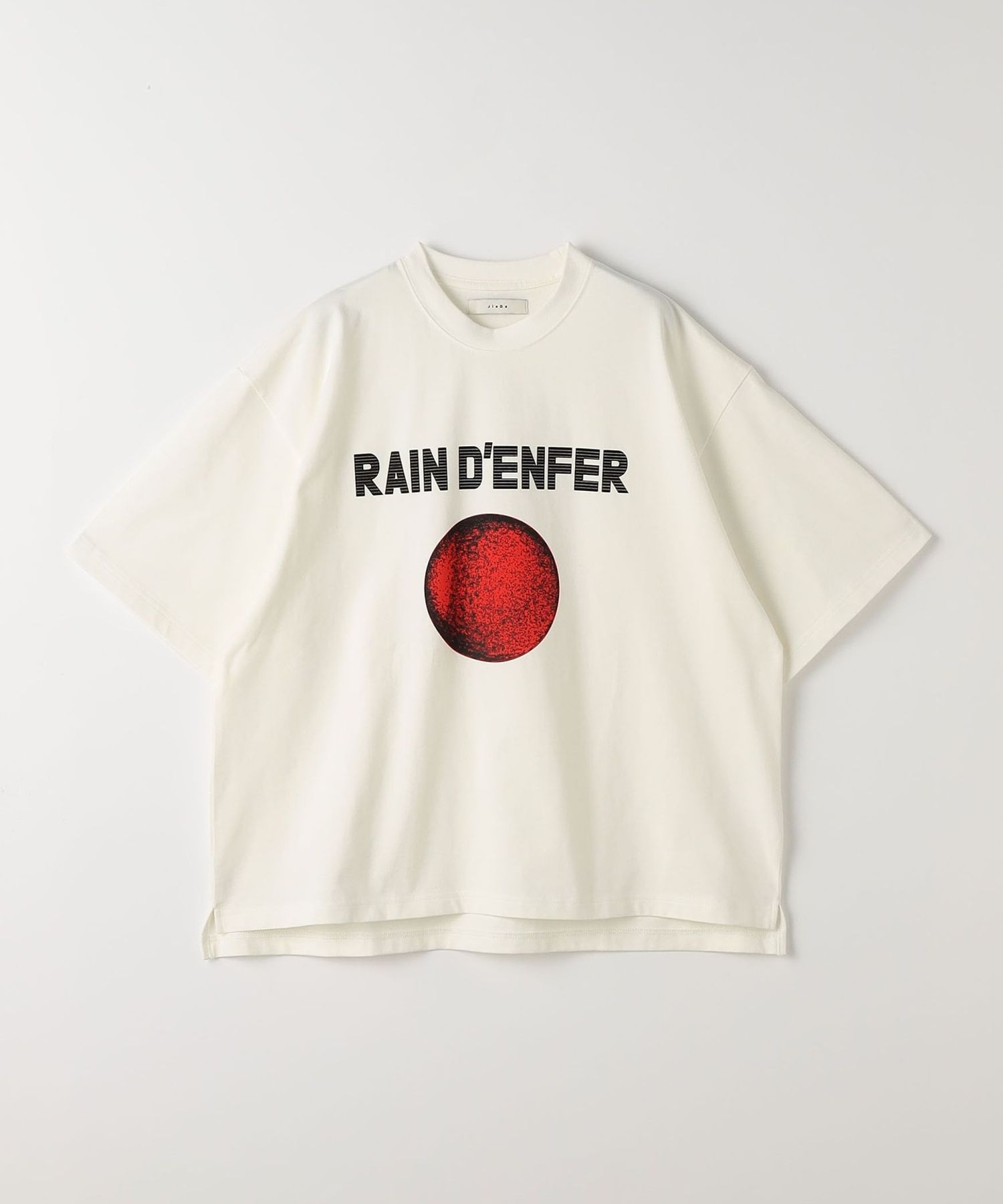 JieDa＞ プラネット ビッグ プリント Tシャツ