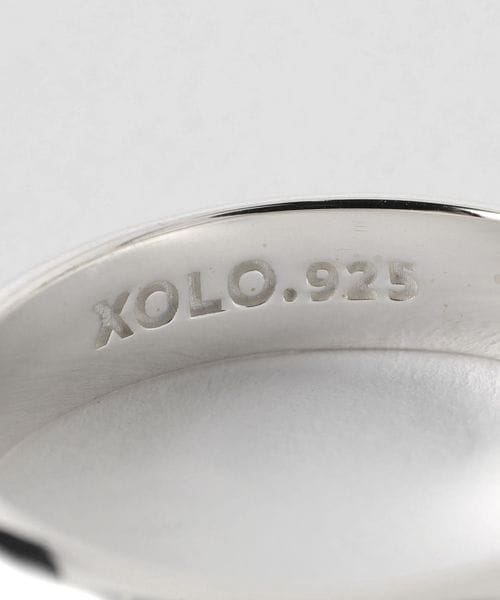 ユナイテッドアローズ購入 ＜XOLO＞H ヘアー ライン リング ショロ　M XOLO＞H ヘアー ライン リング