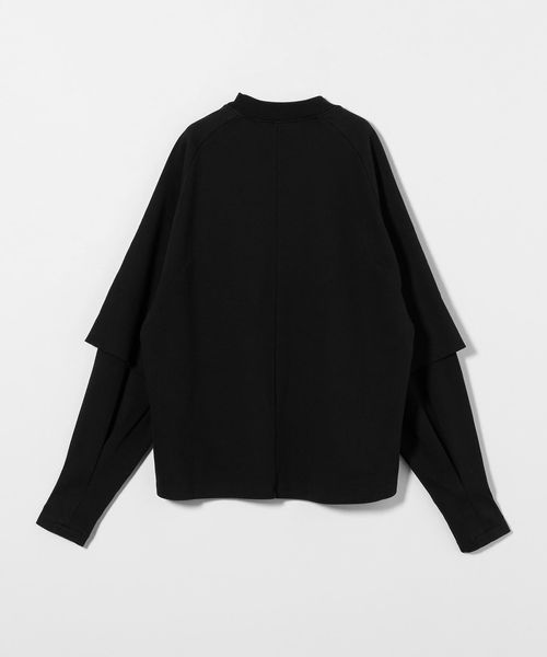BEAUTY&YOUTH UNITED ARROWS◆25SS/ラグランロングスリーブTシャツ/FREE/コットン/BRW/1612-105-5387 Seventh＞ ラグラン レイヤード ロングスリーブ Tシャツ
