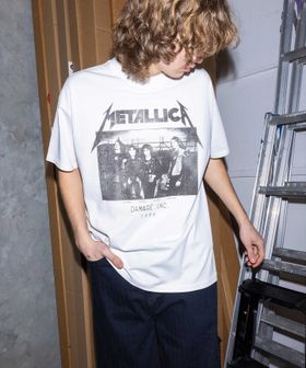 METALLICA × monkey time＞ プリント Tシャツ
