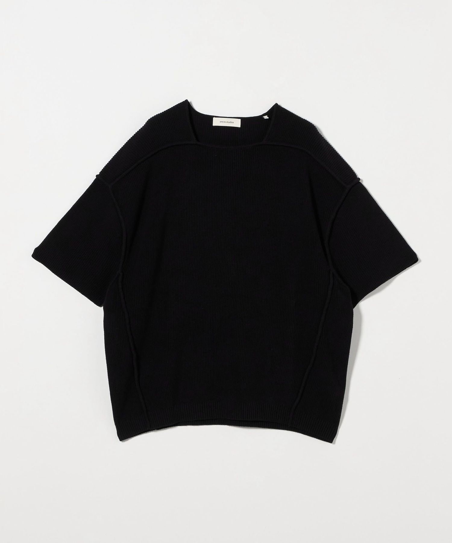 関税送料込【Entire Studios】ニットブロックTシャツ☆黒 半袖 8300025S0511_x1_a001.jpg