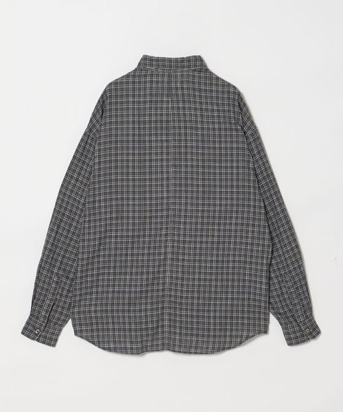 THE BOlDMAN ダブルガーゼチェックシャツ THE BOLDMAN シャツ Doublegaze Check Shirts / ダブルガーゼ