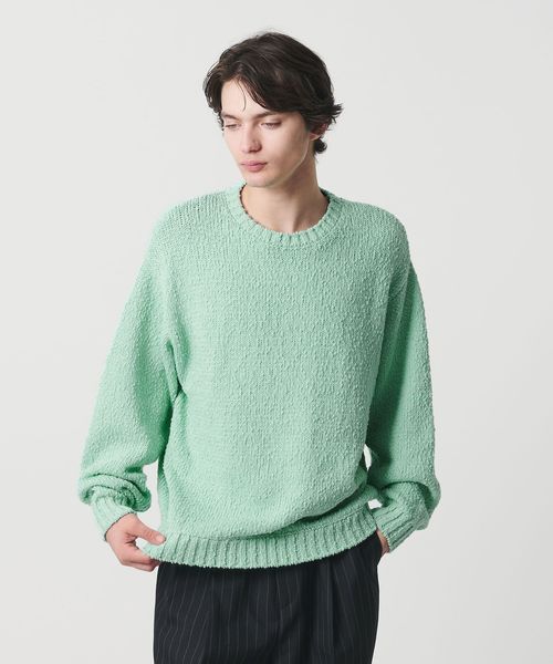 monkey time/コットン スラブ クルーネック/ニット / セーター