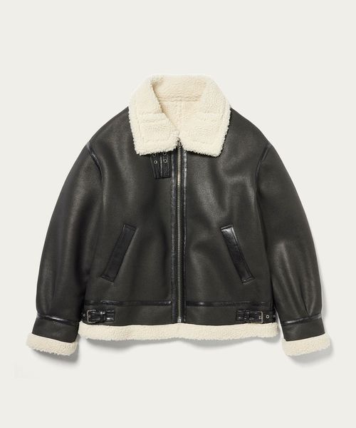 monkey time/ムートンライク B―3 ジャケット/その他コート / ブルゾン