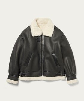 monkey time/ムートンライク B―3 ジャケット/その他コート / ブルゾン