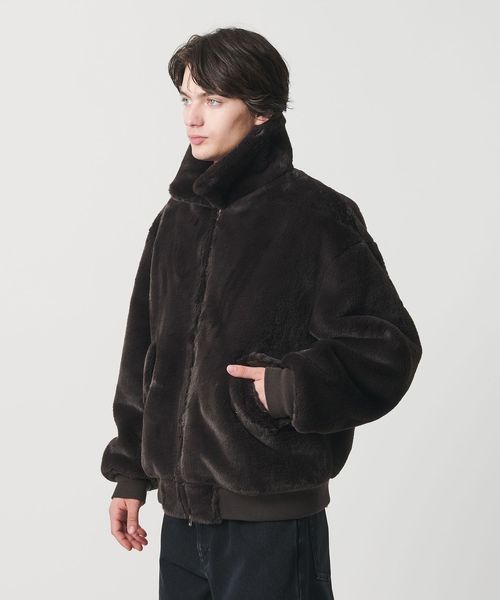 monkey time/ファーライク ミリタリー ブルゾン/その他コート / ブルゾン