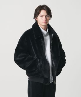 monkey time/ファーライク ミリタリー ブルゾン/その他コート / ブルゾン