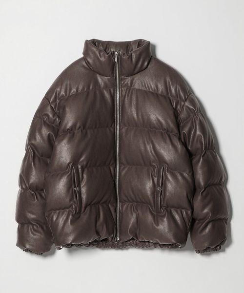 monkey time/レザーライク ダウン ジャケット/ダウンジャケット / ダウンベスト