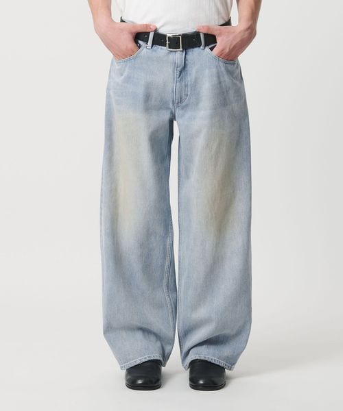 monkey time/デニム ローライズ バギー パンツ/デニムパンツ