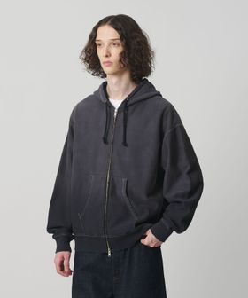 monkey time/サンフェード フレンチテリー フルジップ フーディー/スウェット / パーカー