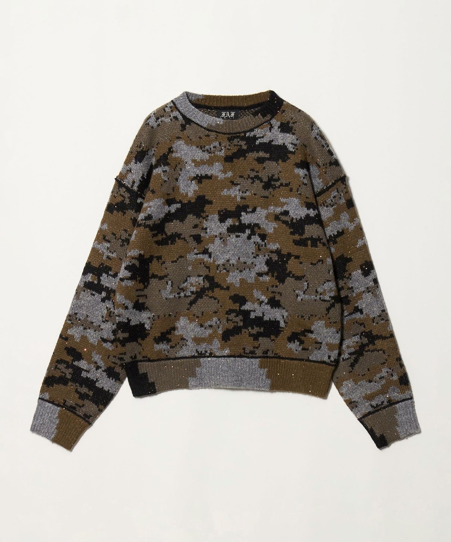 FAF＞WIK カモ ジャカード ニット