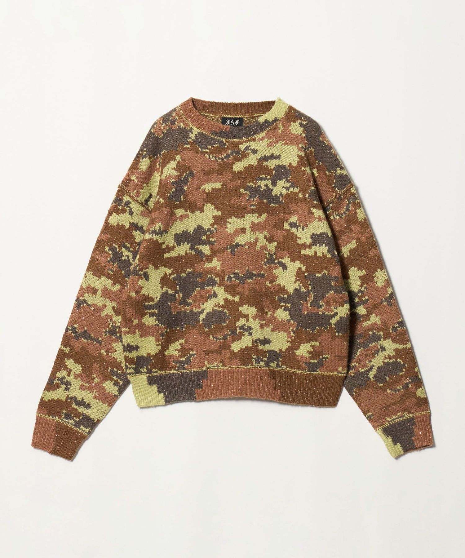 FAF＞WIK カモ ジャカード ニット