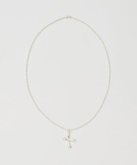 THE OBJECT/＜THE OBJECT＞クロスチャーム ボールチェーン ネックレス/ネックレス