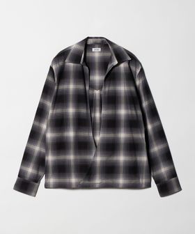 JieDa/＜JIEDA＞チェック スキッパー シャツ/シャツ / ブラウス