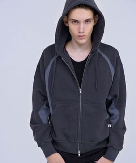 NVRFRGT/＜Russell Athletic × NVRFRGT × monkey time＞パネル ジップ フーディー/カーディガン / ボレロ