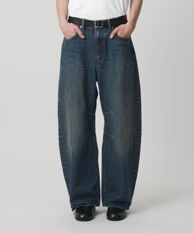 monkey time/デニム カーブ パンツ/デニムパンツ