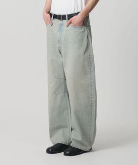 monkey time/デニム カーブ パンツ/デニムパンツ