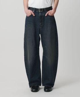 monkey time/デニム カーブ パンツ/デニムパンツ