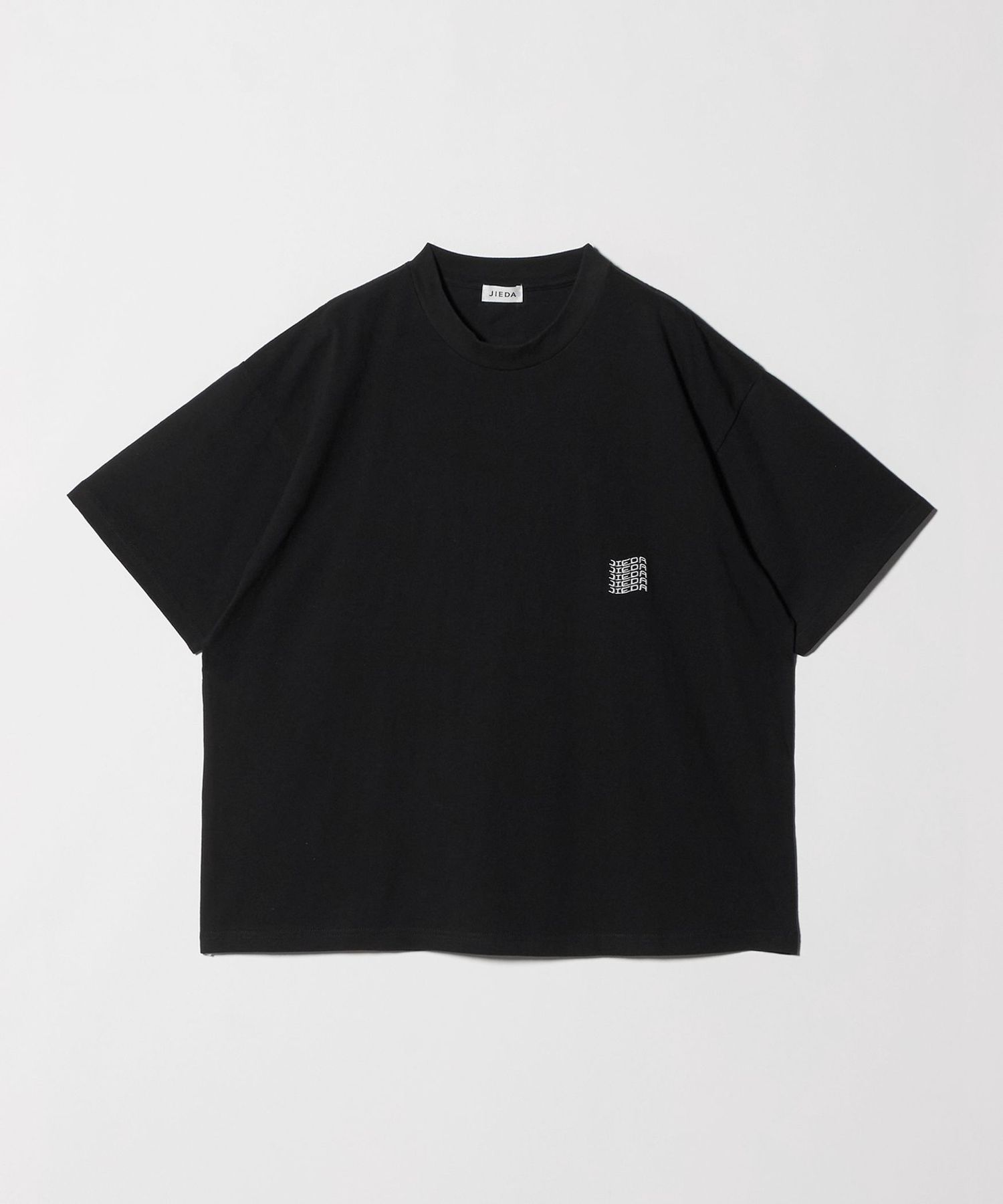 JIEDA × monkey time＞エンブロイダリー ロゴ Tシャツ