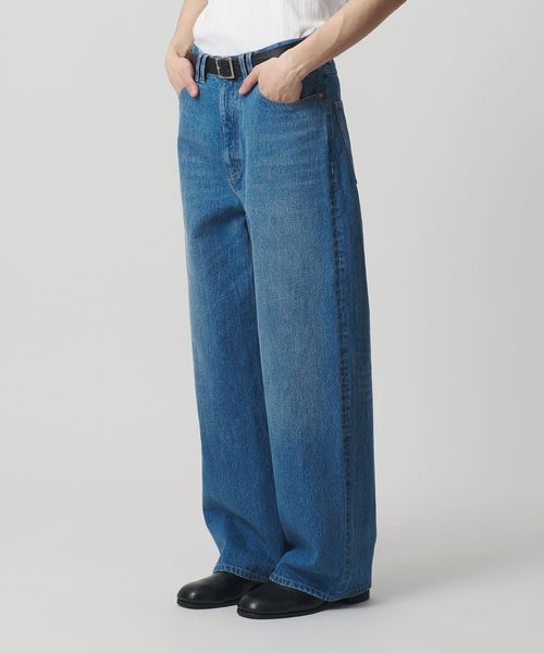 monkey time/ネップ デニム バギー パンツ/デニムパンツ