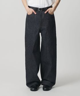 monkey time/リジッド ネップ デニム バギー パンツ/デニムパンツ