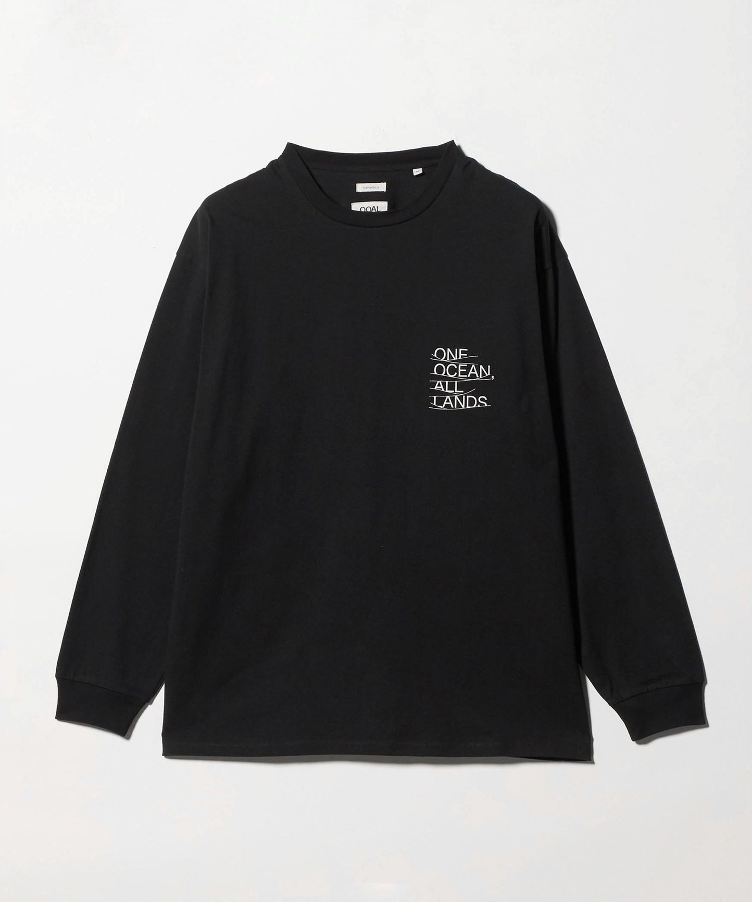 nanamica＞OOAL グラフィック ロングスリーブ Tシャツ