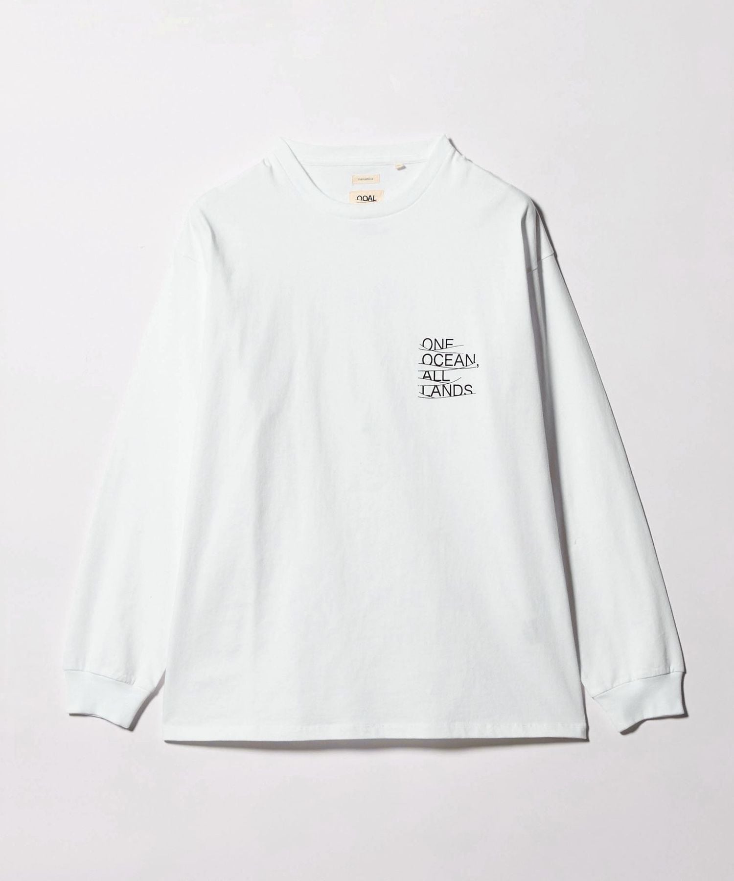 nanamica＞OOAL グラフィック ロングスリーブ Tシャツ