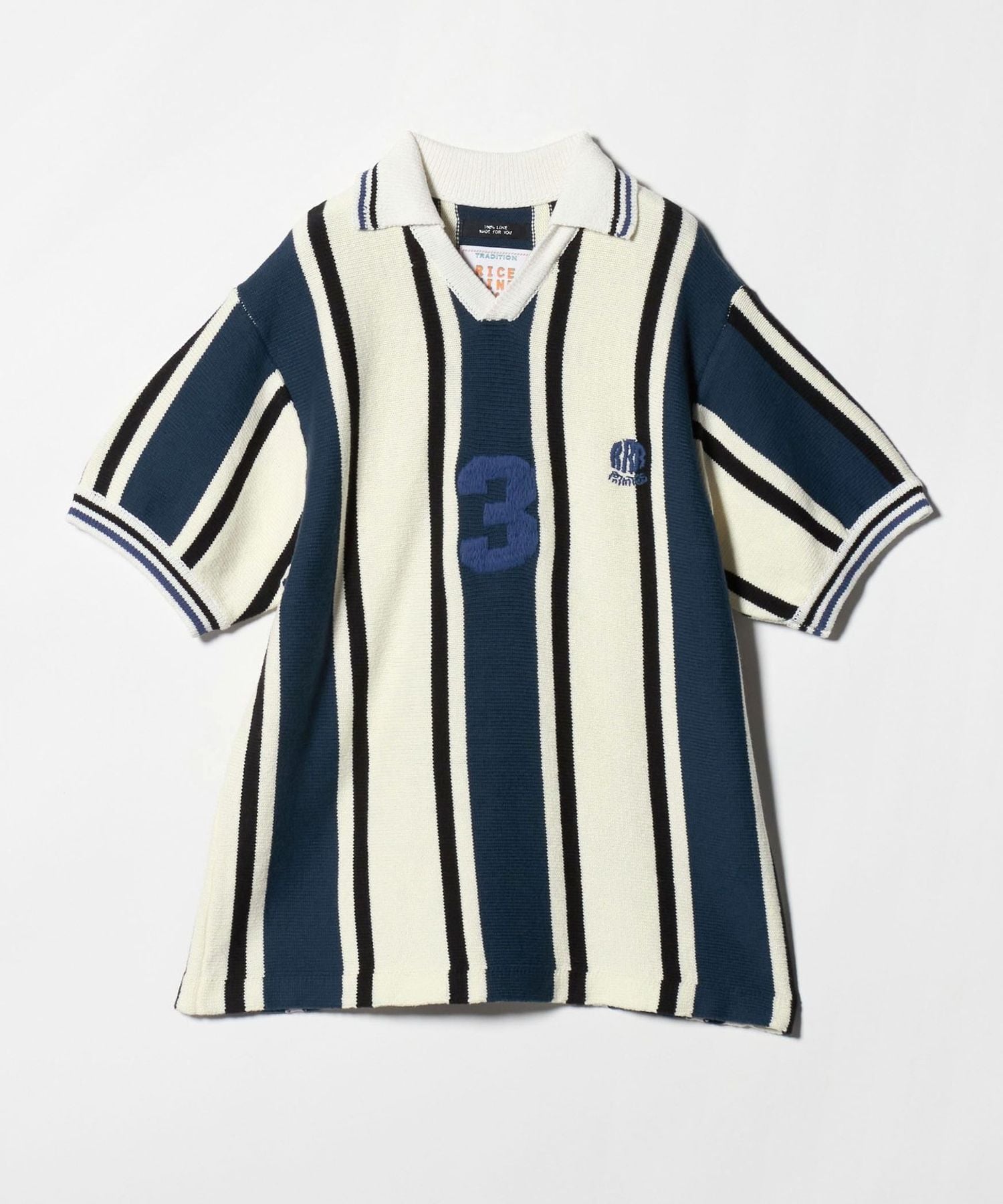 RICE NINE TEN＞ニット サッカー シャツ