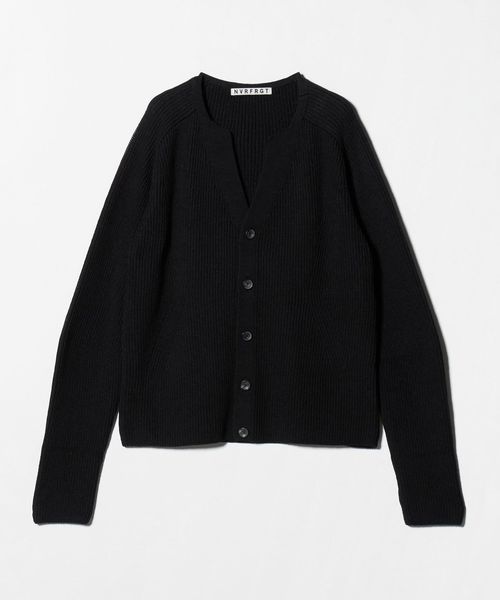 NVRFRGT/＜NVRFRGT＞リブ カーディガン/カーディガン / ボレロ