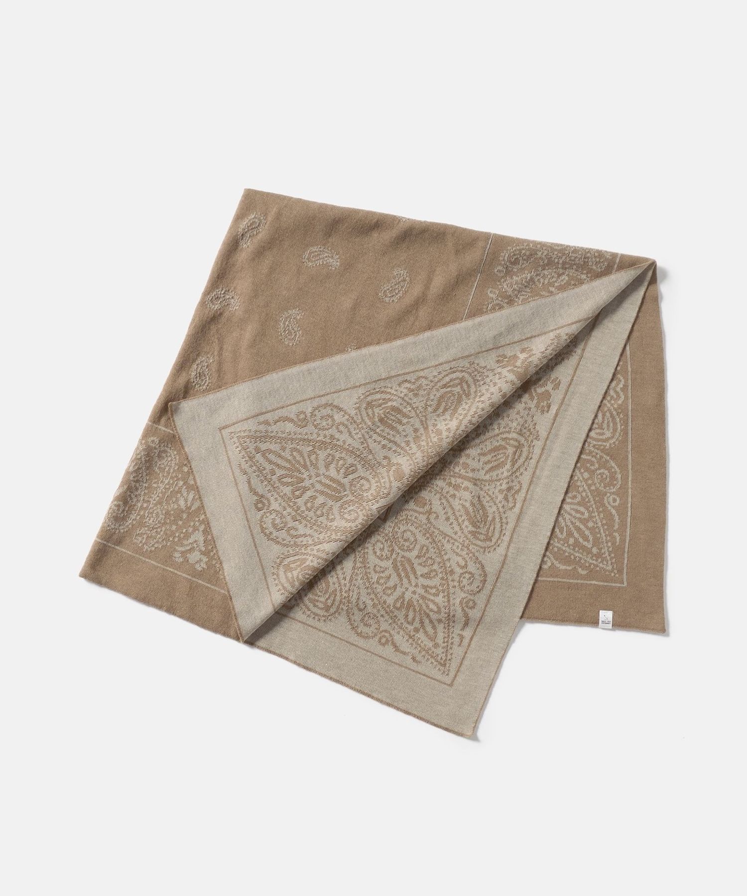 MAGIC STICK＞リバーシブル ニット バンダナ ストール