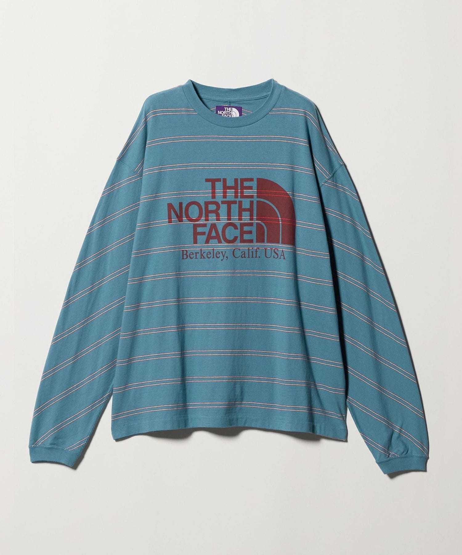 THE NORTH FACE PURPLE LABEL＞フィールド ストライプ ロングスリーブ