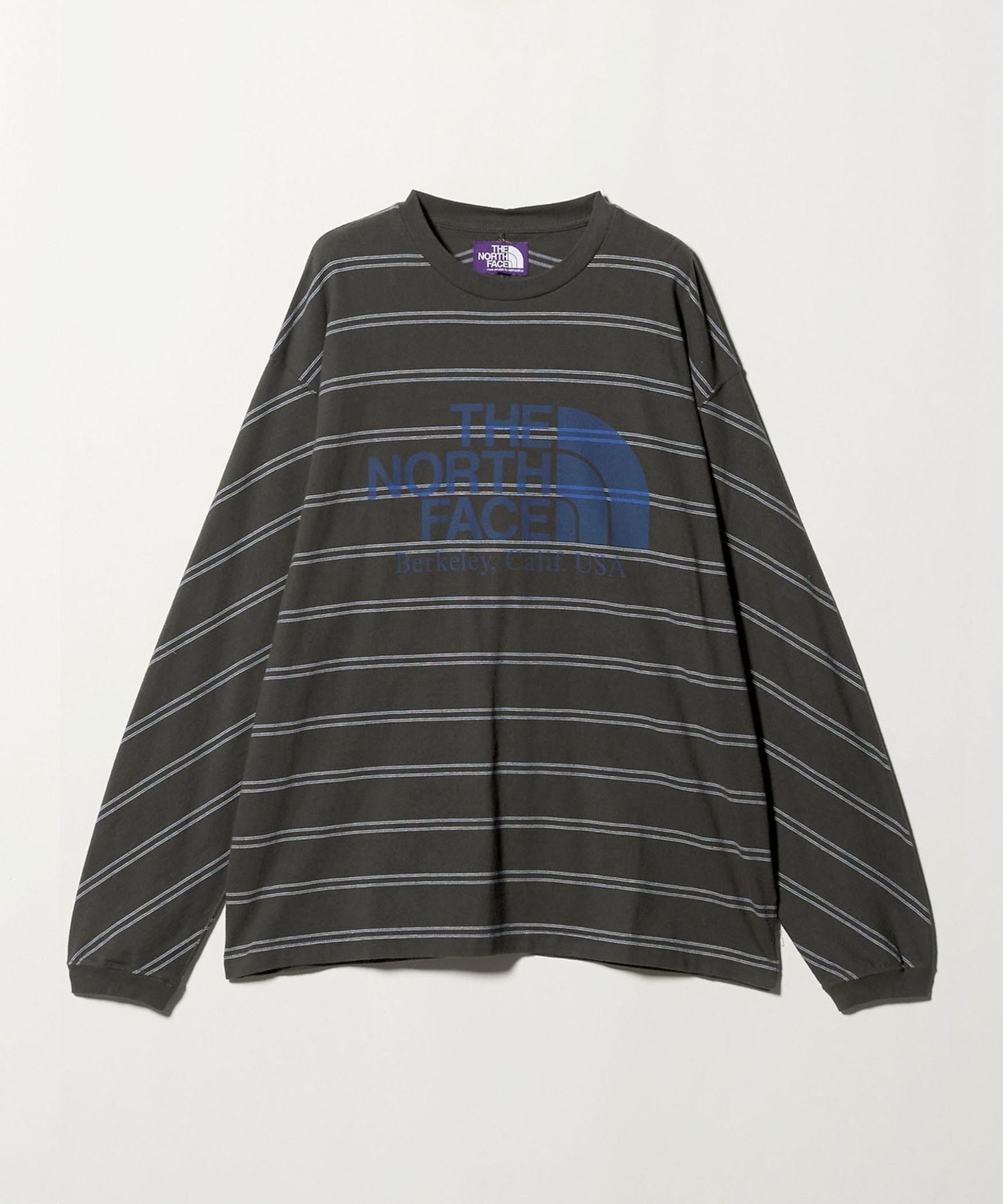 THE NORTH FACE PURPLE LABEL＞フィールド ストライプ ロングスリーブ