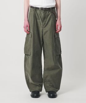 monkey time/ピグメント バックサテン カーブ カーゴ パンツ/カーゴパンツ