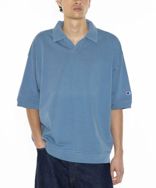 CHAMPION/＜Champion × monkey time＞ピグメント スキッパー ポロシャツ/Tシャツ / カットソー