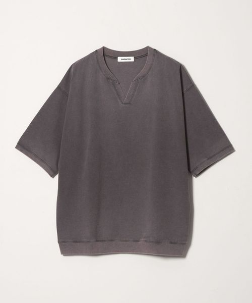 monkey time/ガーメントダイ クルーネック スキッパー/Tシャツ / カットソー