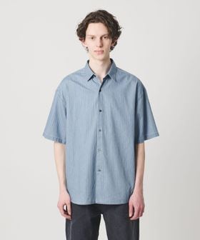 monkey time/4オンス ストライプ デニム シャツ/シャツ / ブラウス