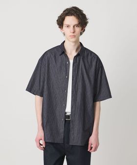 monkey time/4オンス ストライプ デニム シャツ/シャツ / ブラウス