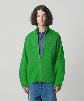 monkey time/リネン ドライバーズ ニット/ニット / セーター